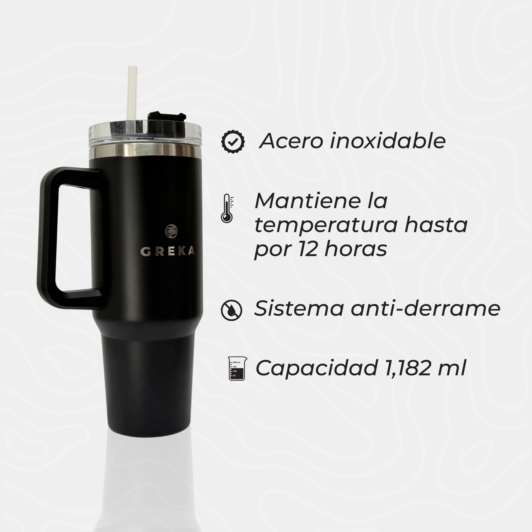 Termo Greka Edition Negro